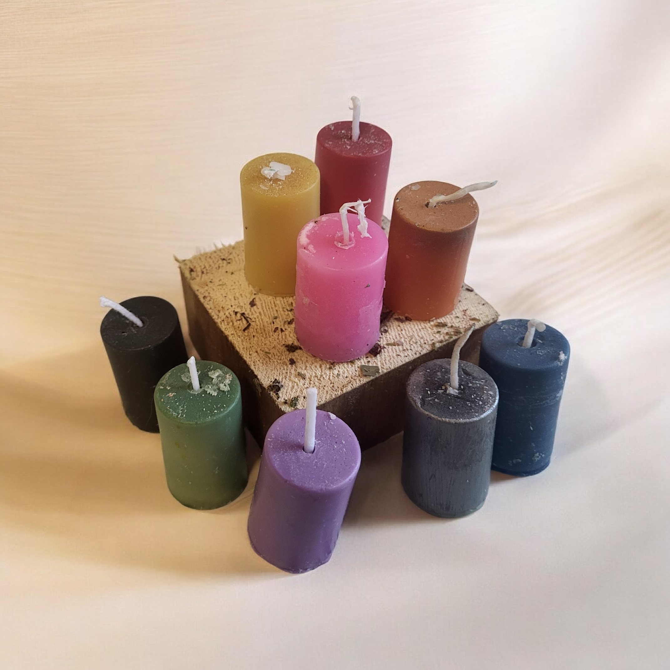 mini bougies pour rituel